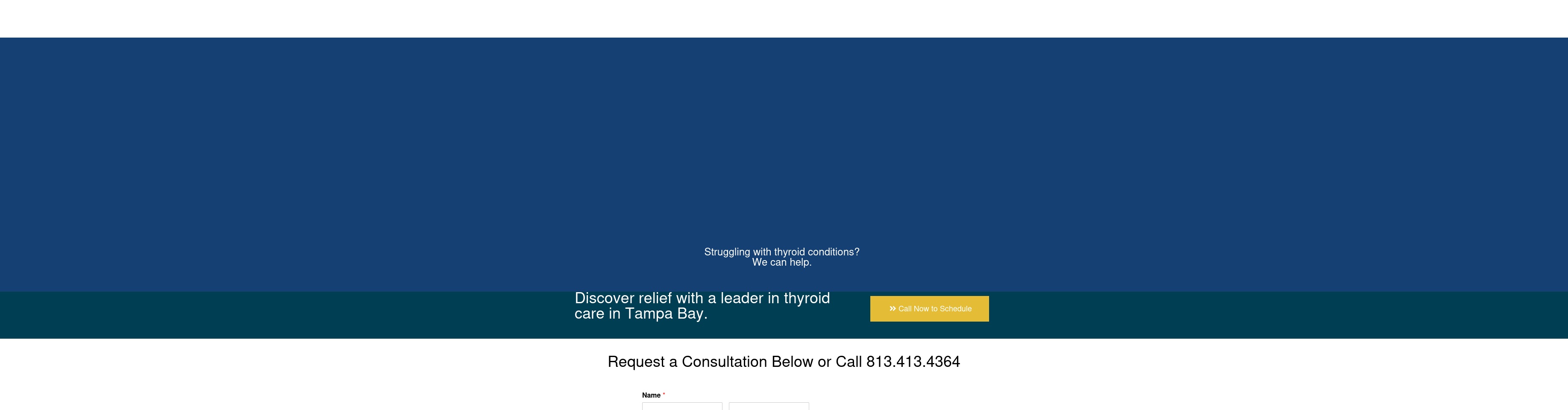 thyroidhelptampabay.com screenshot alt-text