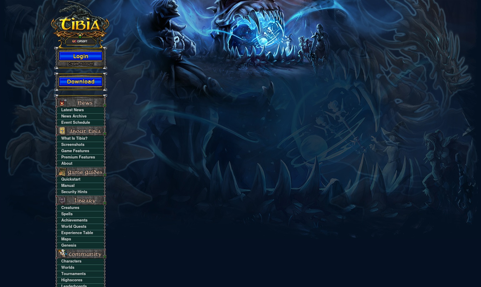 tibia-d.site screenshot alt-text