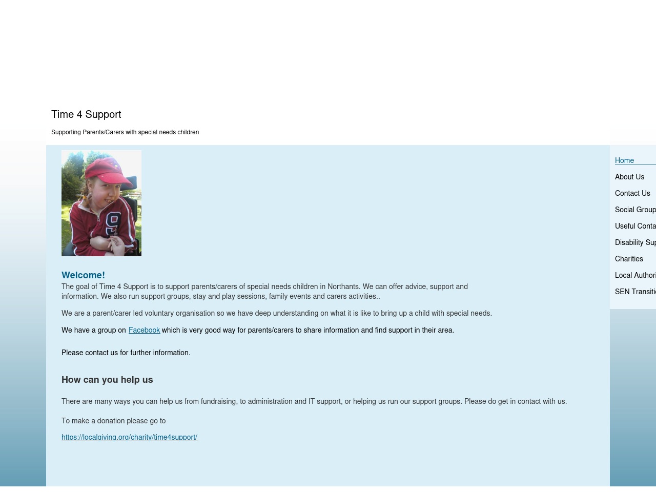 time4support.org screenshot alt-text