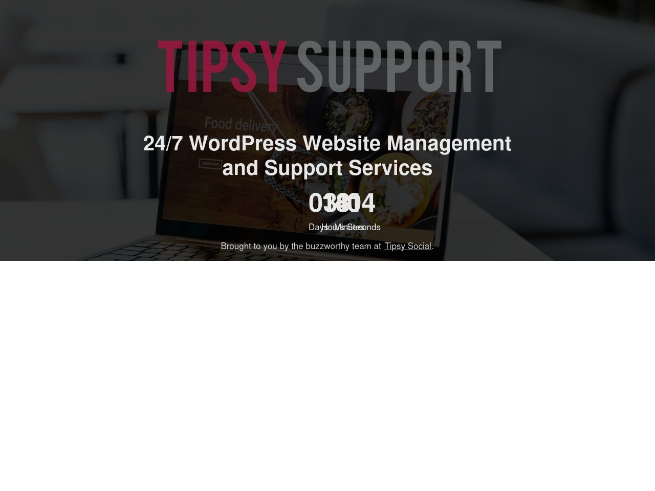 tipsysupport.com screenshot alt-text