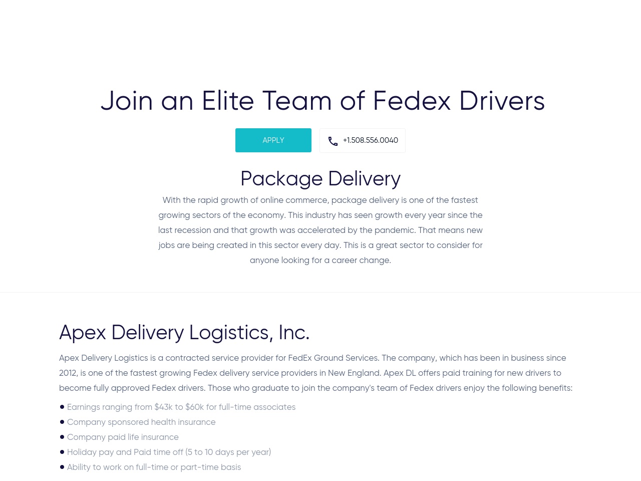 topdeliverydriver.com screenshot alt-text