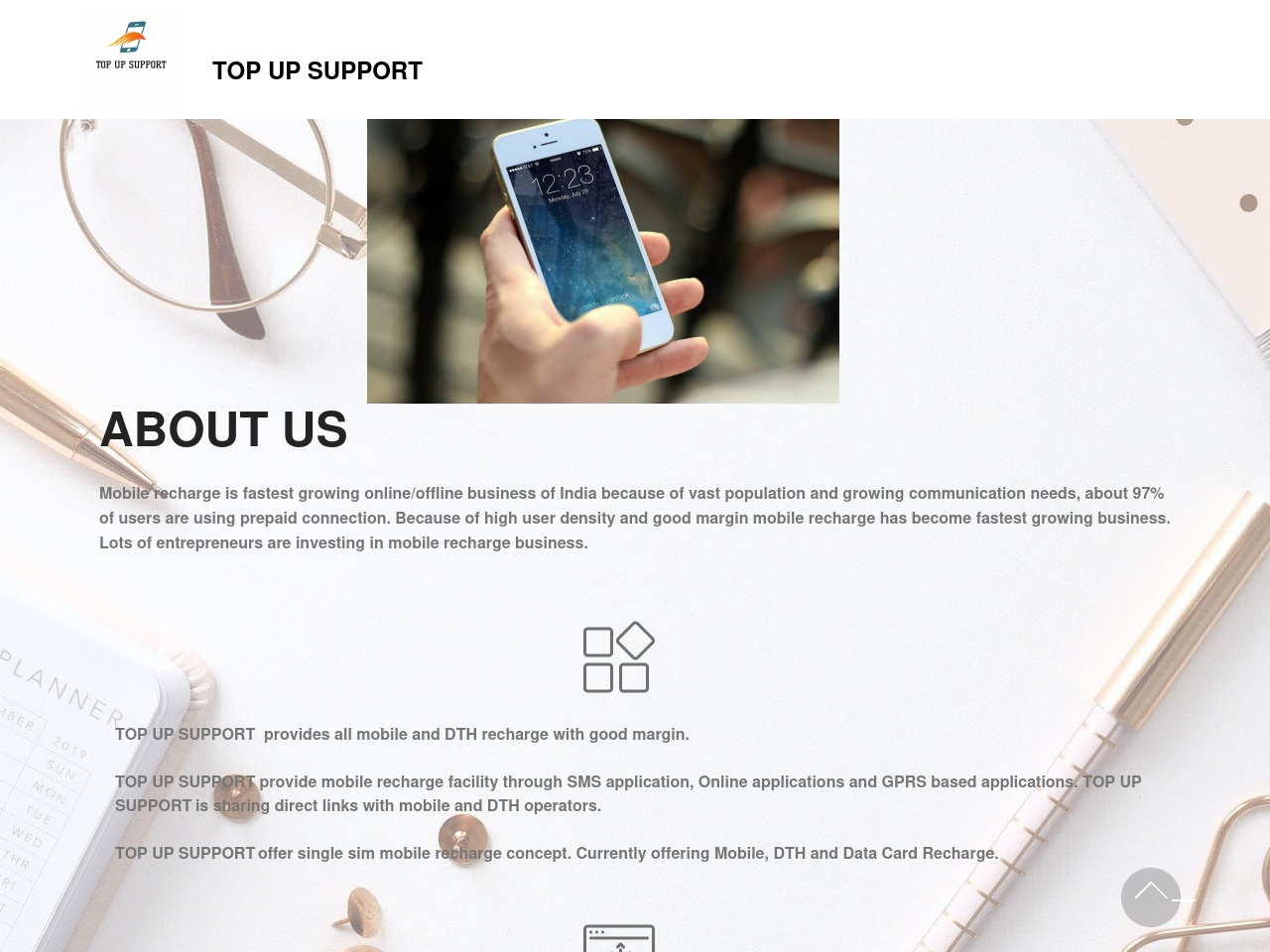 topupsupport.com screenshot alt-text