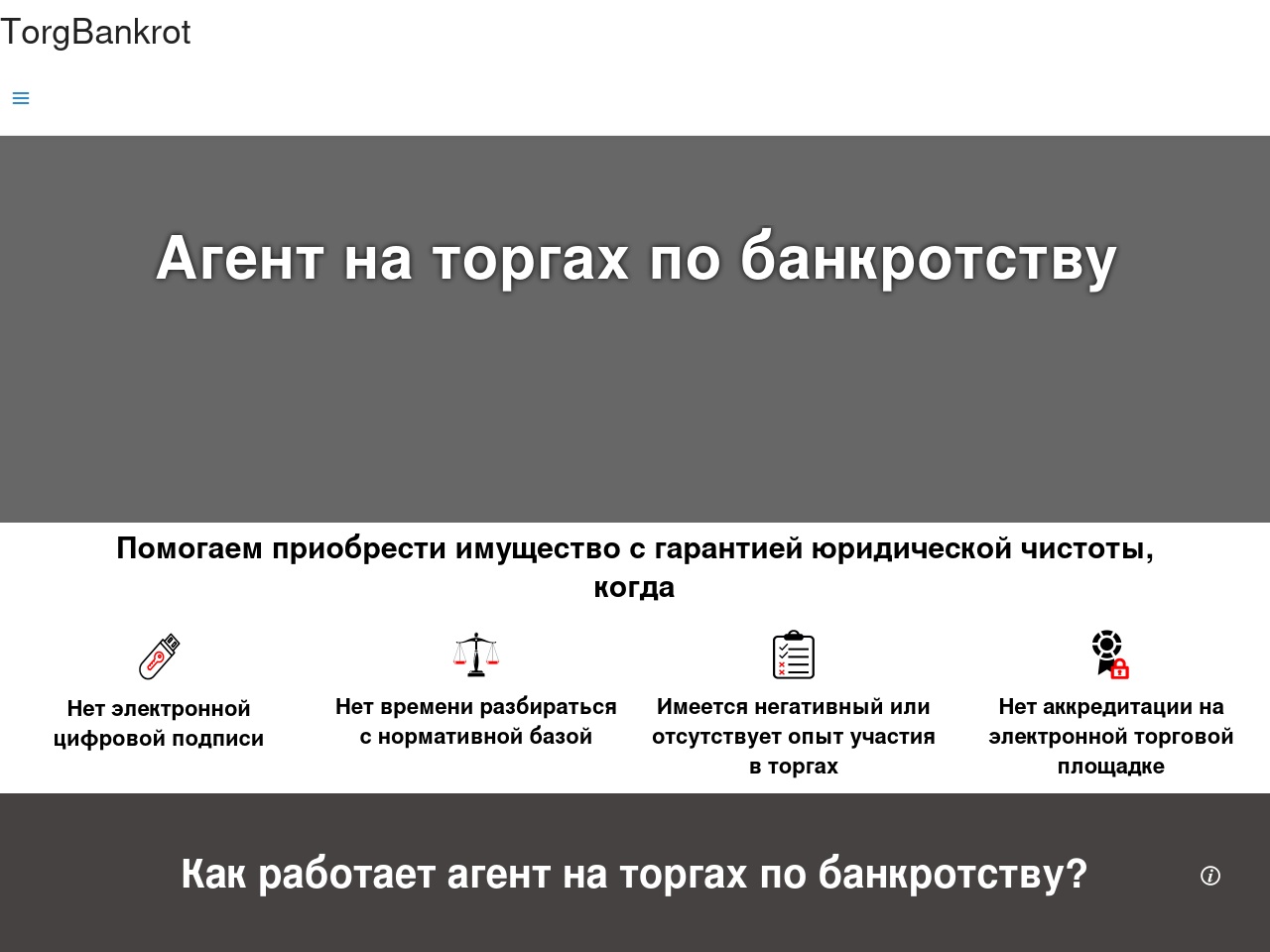 torgbankrot.com screenshot alt-text