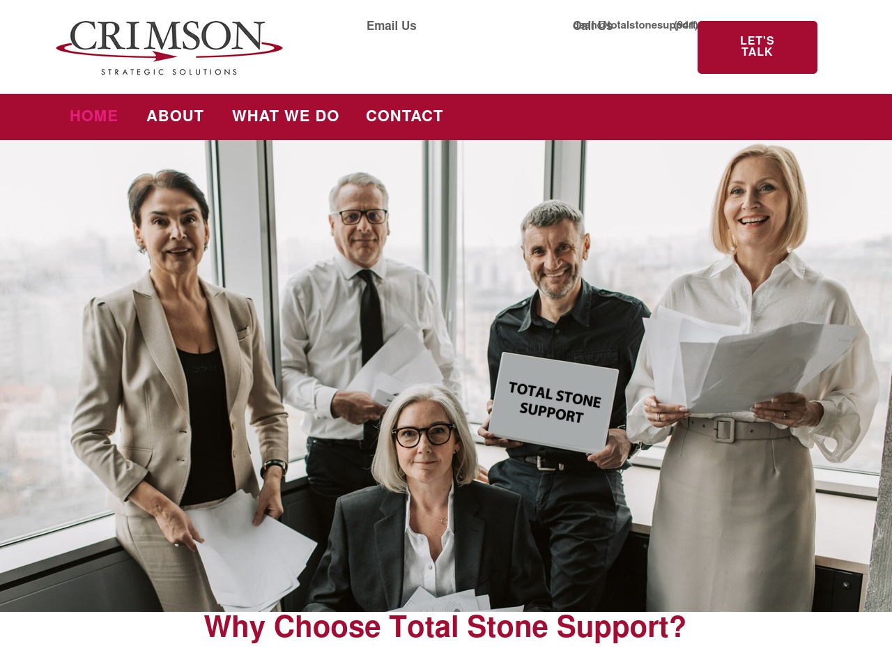 totalstonesupport.com screenshot alt-text