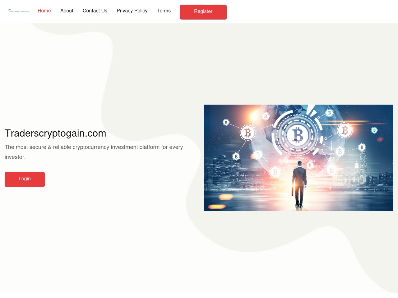 traderscryptogain.com screenshot alt-text
