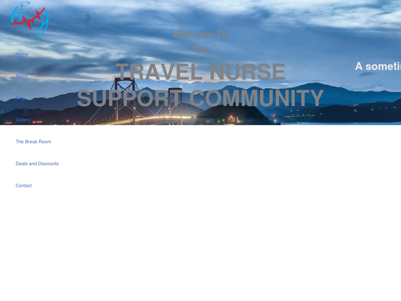 travelnursesupportcommunity.com screenshot alt-text