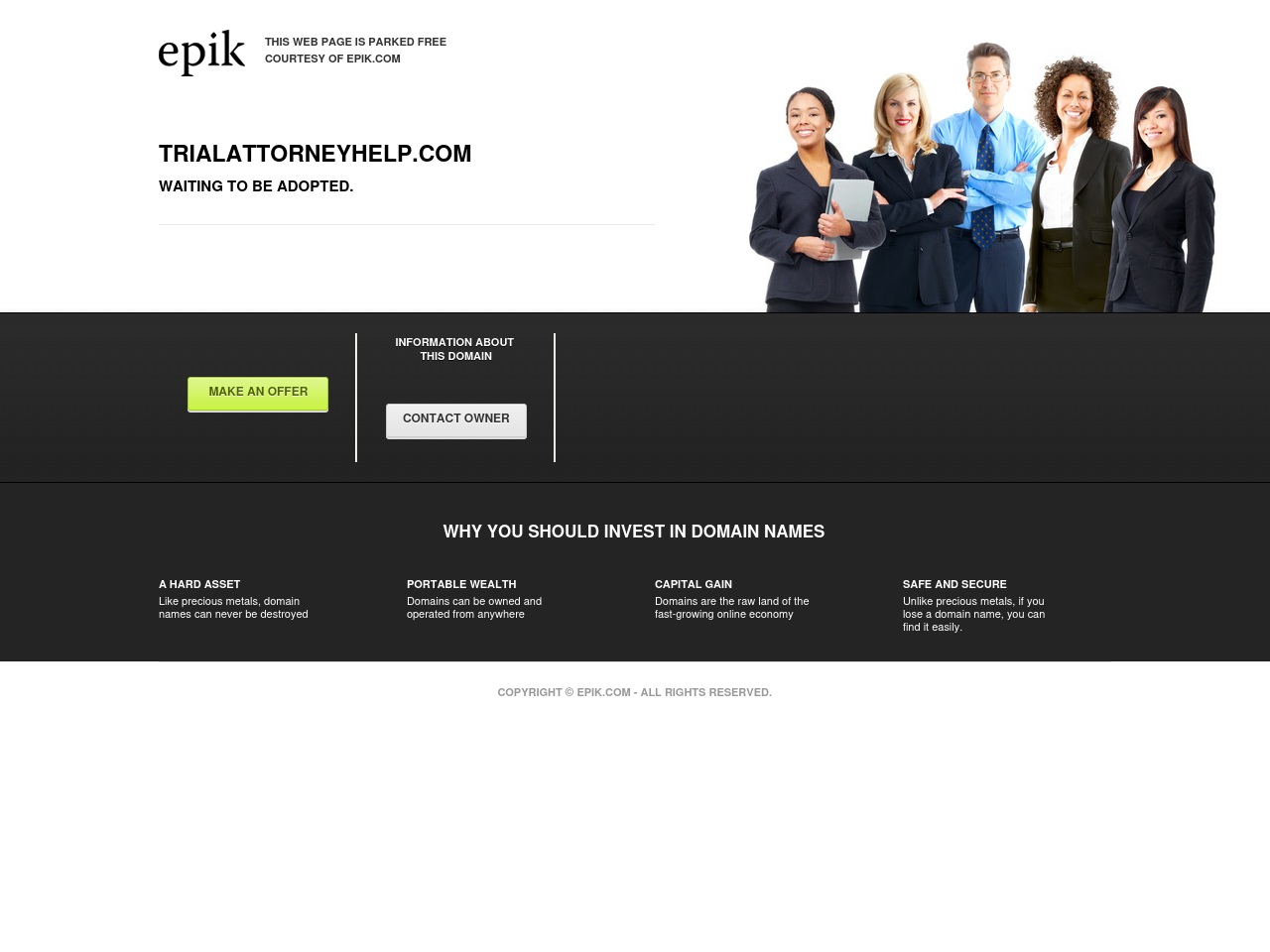 trialattorneyhelp.com screenshot alt-text