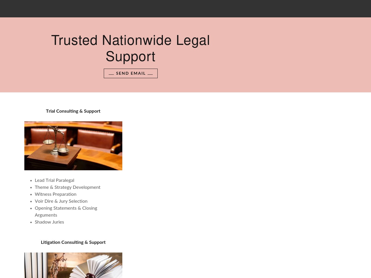 trialsupport.net screenshot alt-text