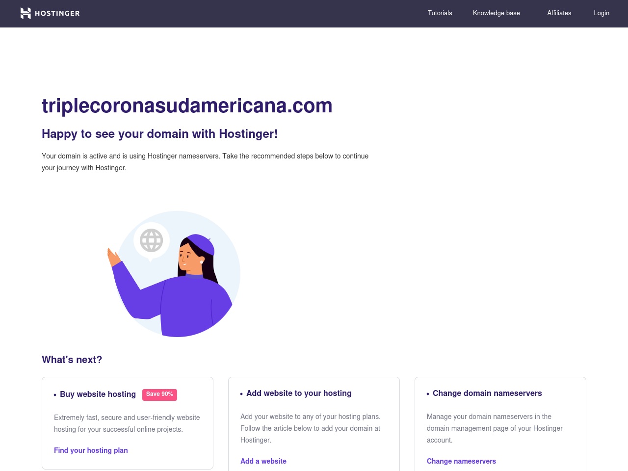 triplecoronasudamericana.com screenshot alt-text