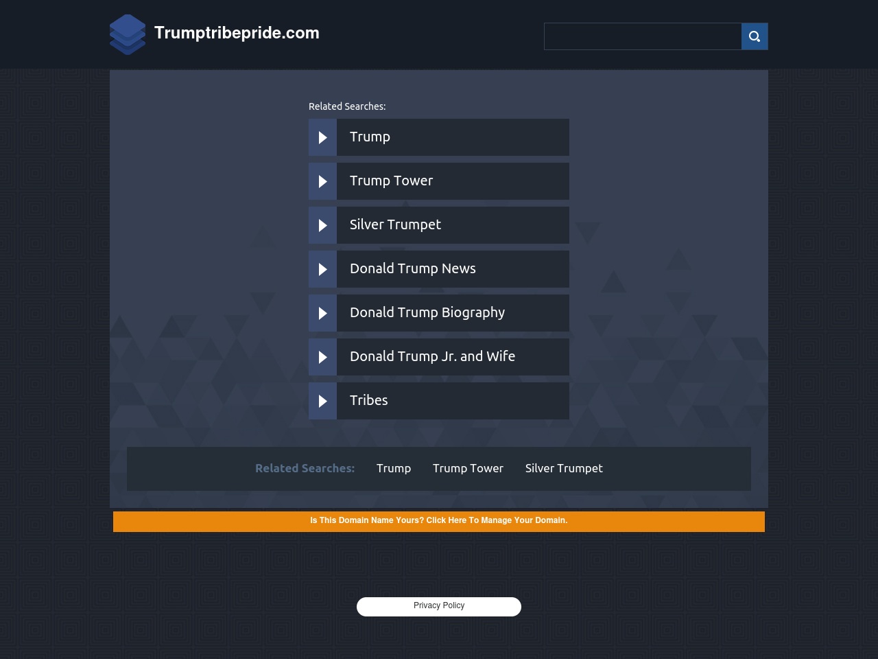 trumptribepride.com screenshot alt-text
