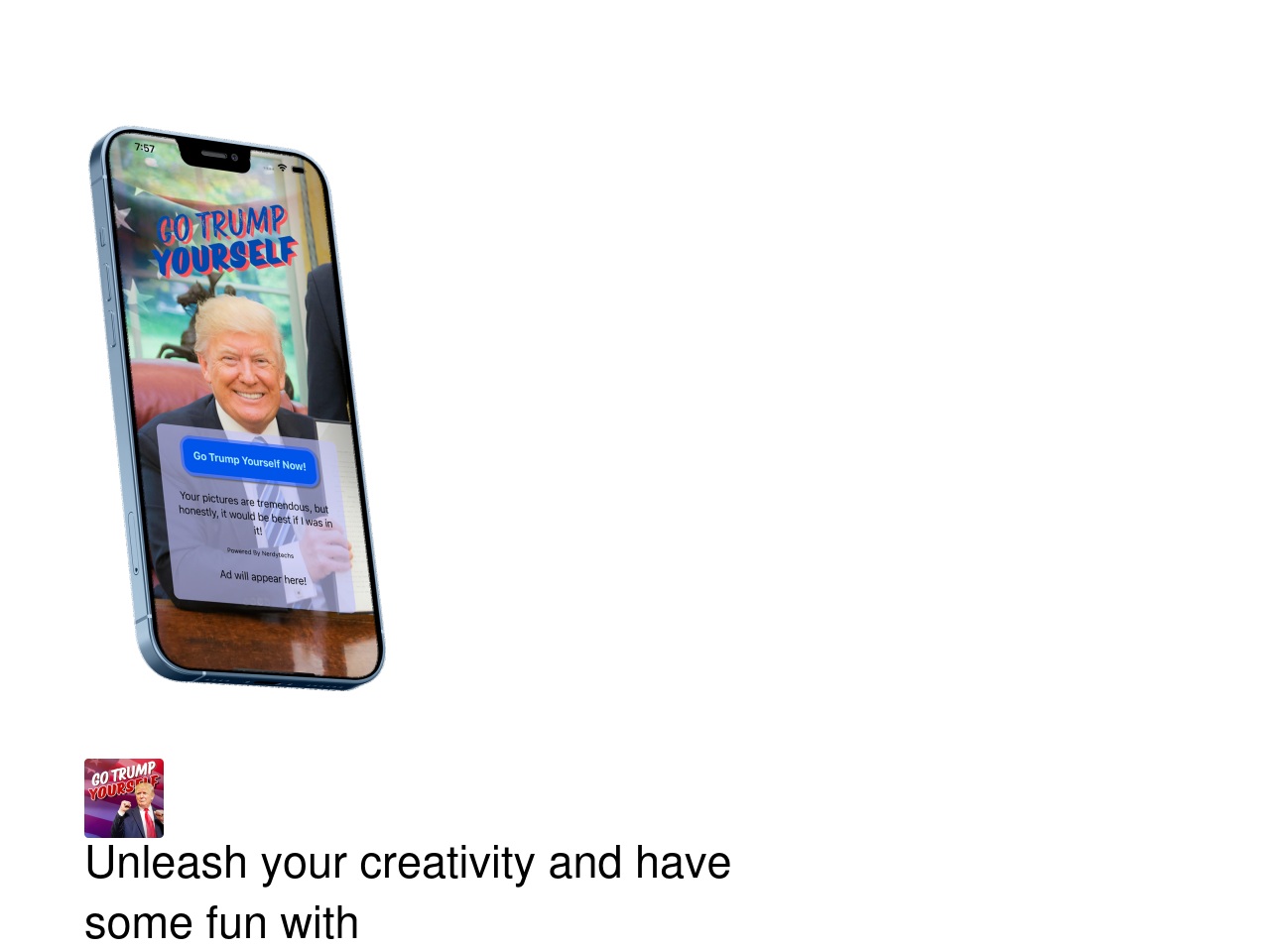 trumpyourself.com screenshot alt-text