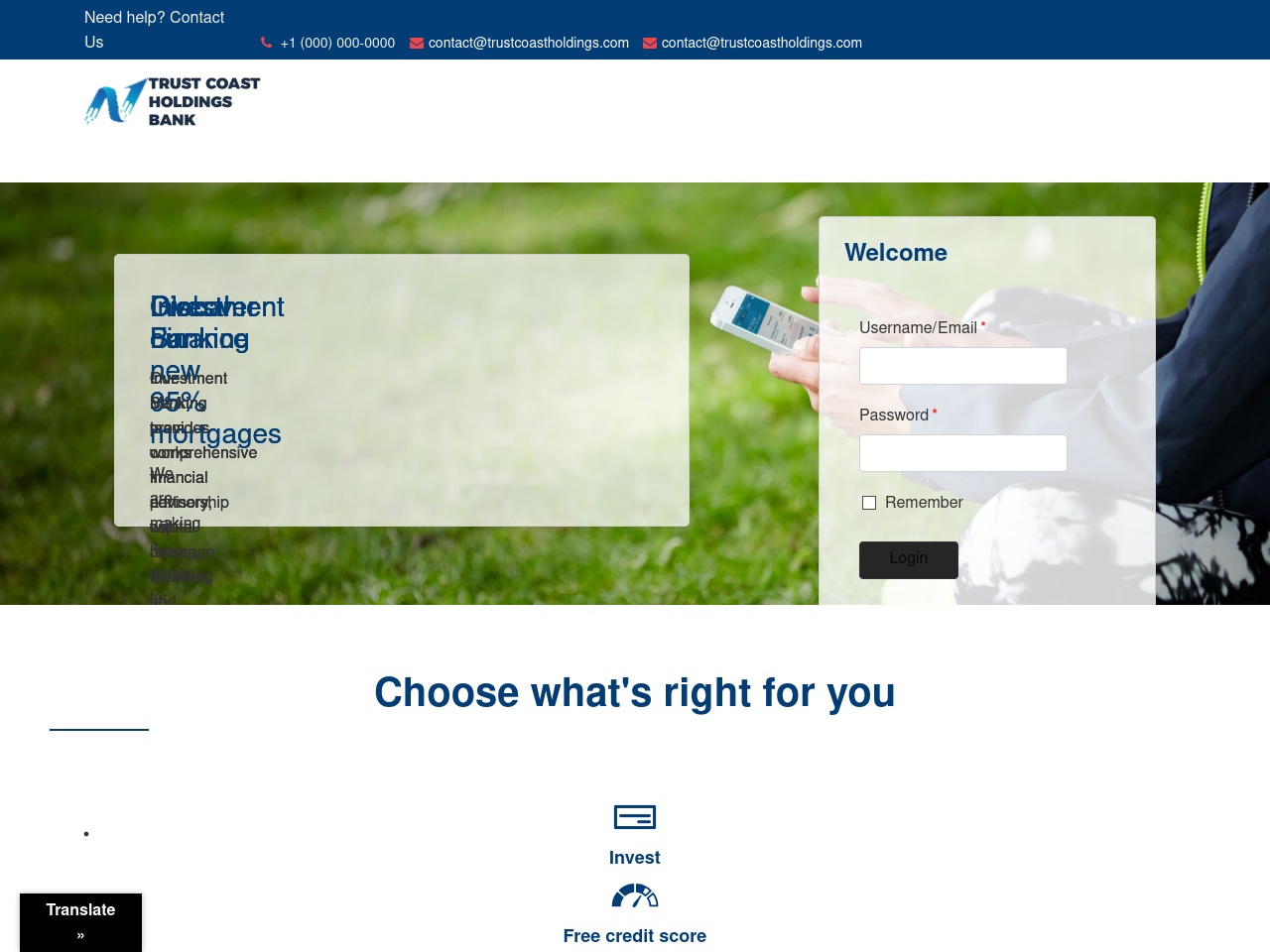 trustcoastholdings.com screenshot alt-text