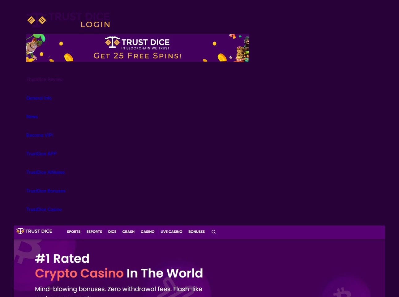trustdicewinlogin.com screenshot alt-text