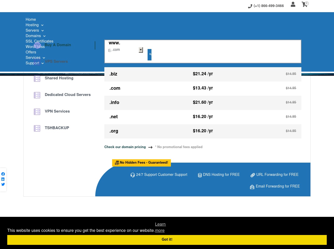 tshbackup.com screenshot alt-text