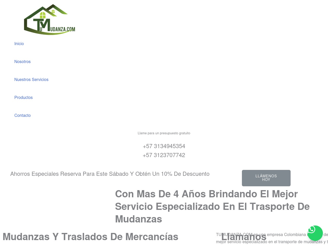 tu-mudanza.com screenshot alt-text