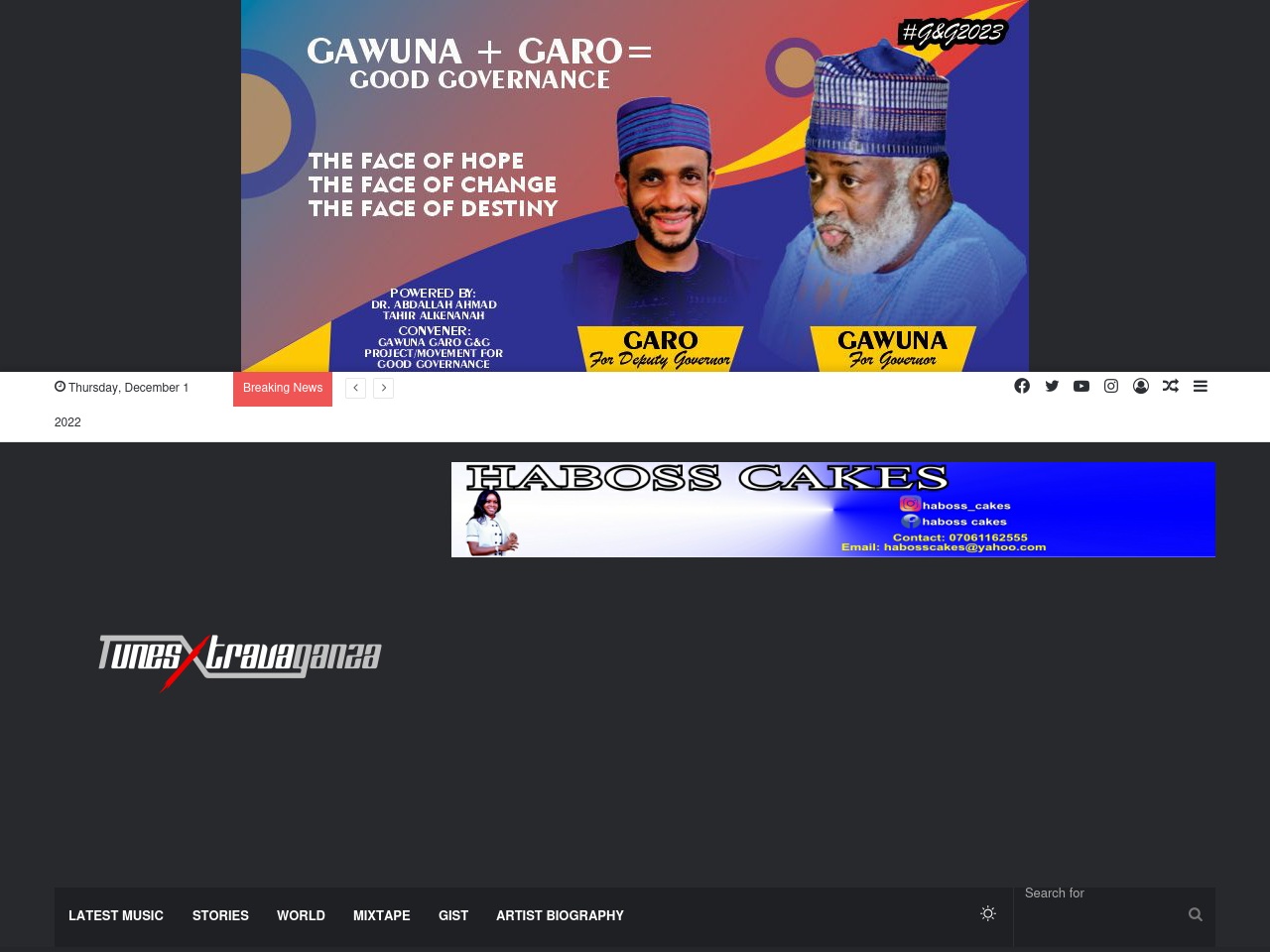 tunesxtravaganza.com screenshot alt-text