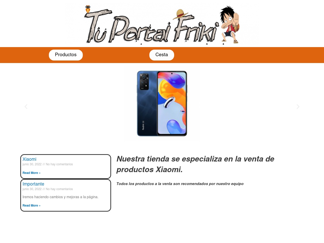 tuportalfriki.com screenshot alt-text