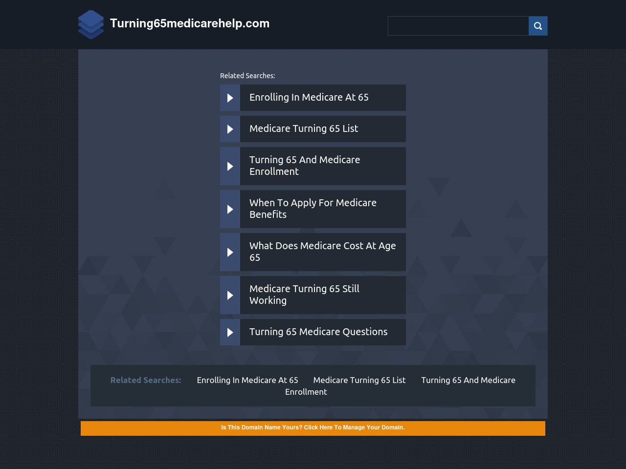 turning65medicarehelp.com screenshot alt-text