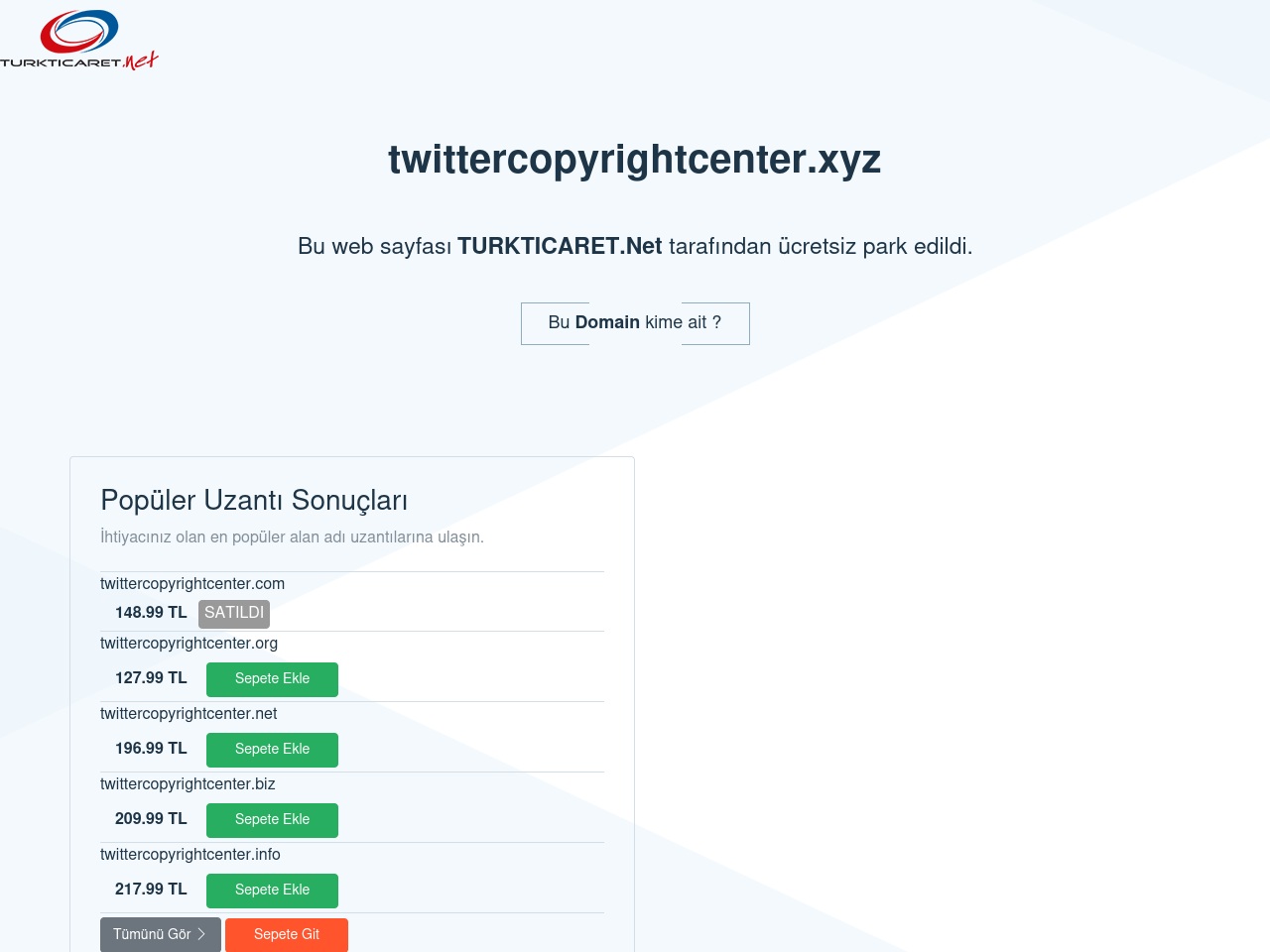 twittercopyrightcenter.xyz screenshot alt-text