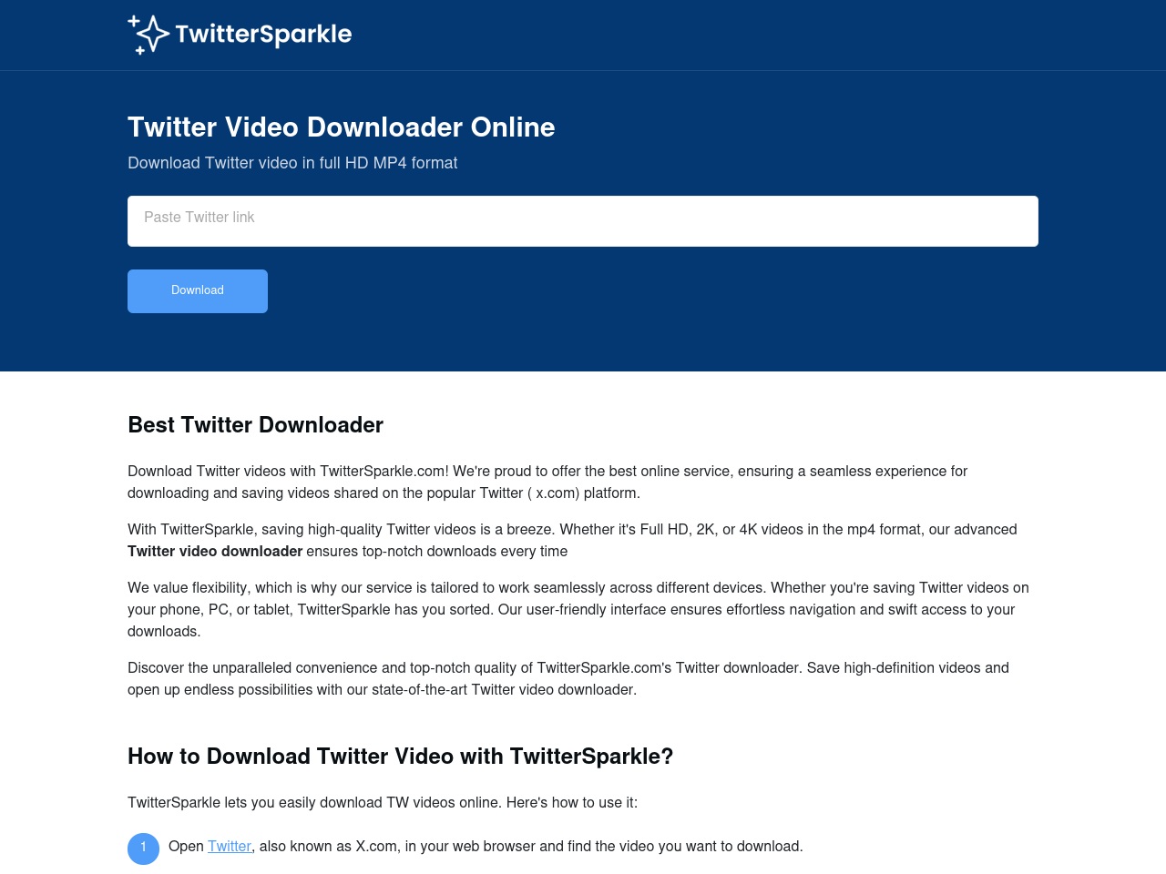 twittersparkle.com screenshot alt-text