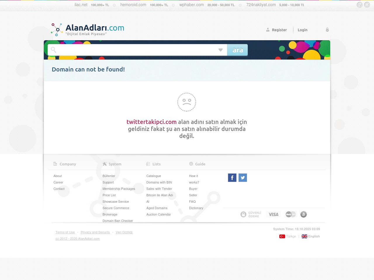 twittertakipci.com screenshot alt-text