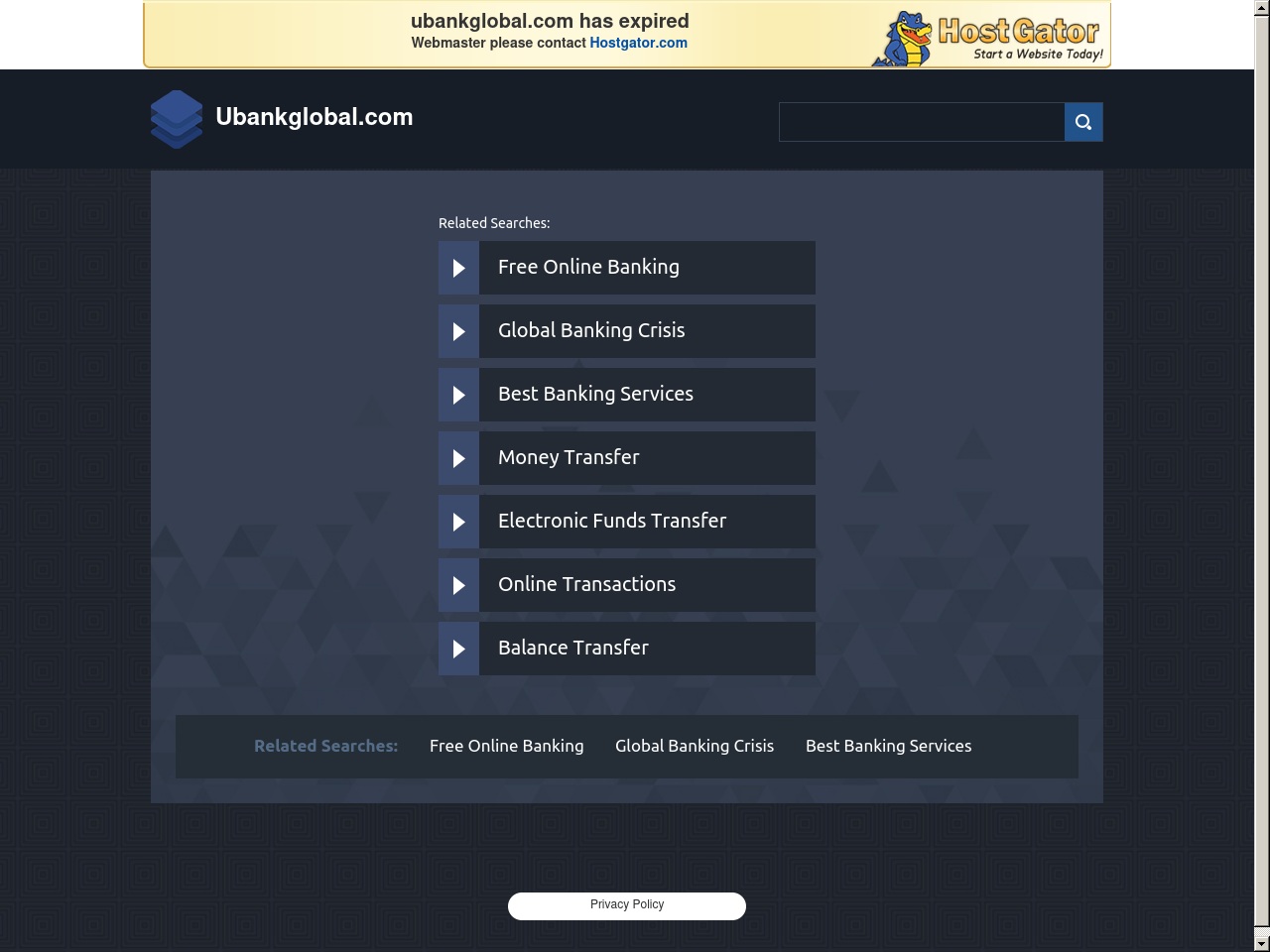 ubankglobal.com screenshot alt-text