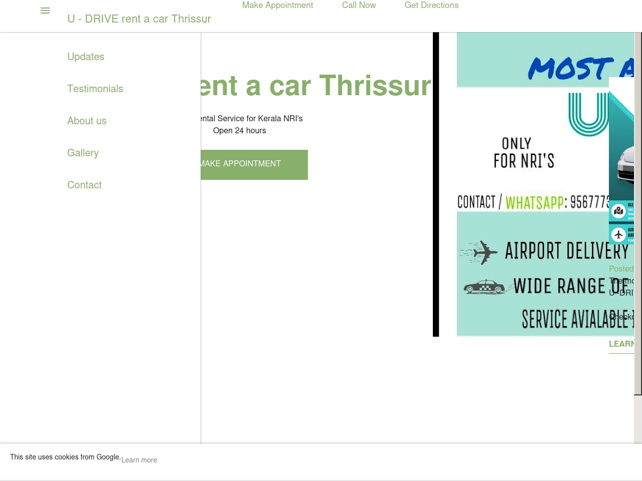 udriverentalcars.com screenshot alt-text