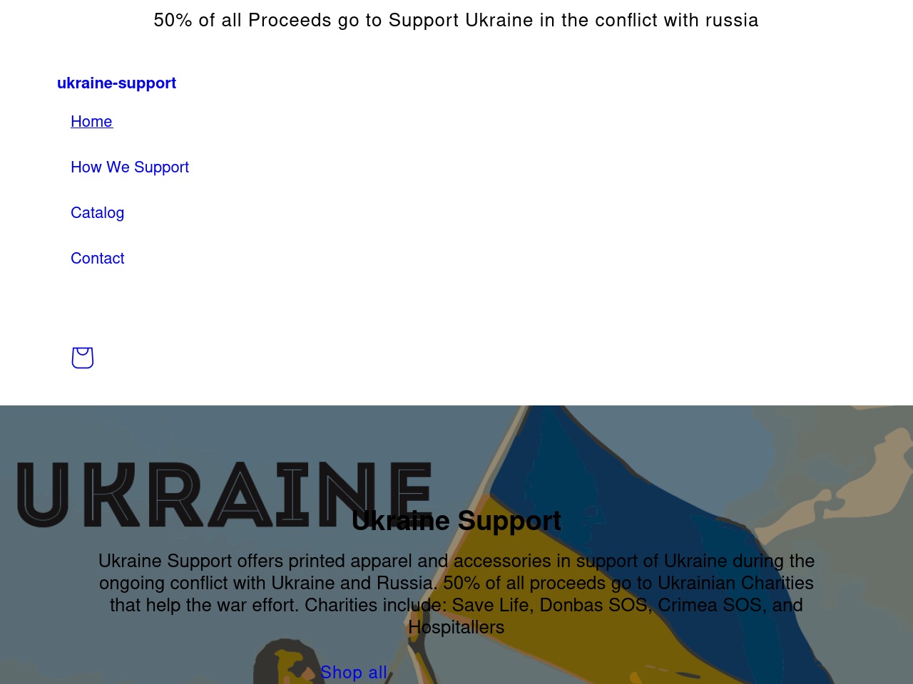 ukraine-support.com screenshot alt-text