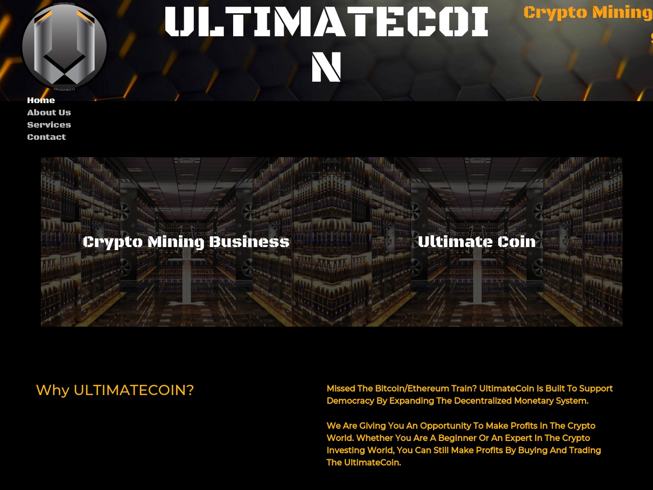 ultimatecoincrypto.com screenshot alt-text