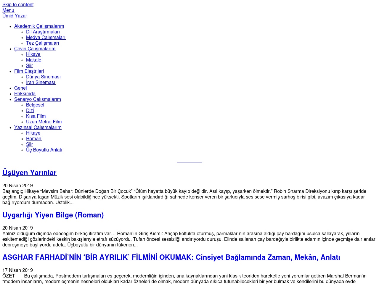 umidyazar.com screenshot alt-text