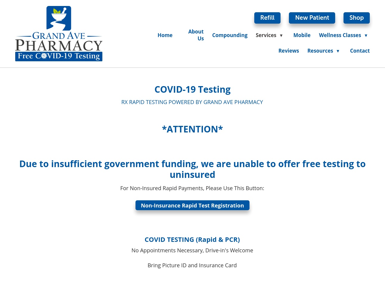 unitedcovid.com screenshot alt-text