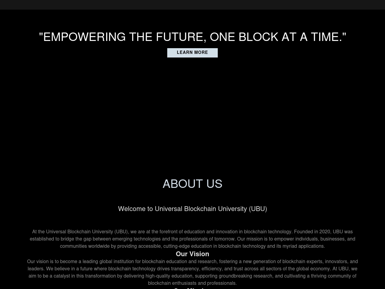 universalblockchains.com screenshot alt-text