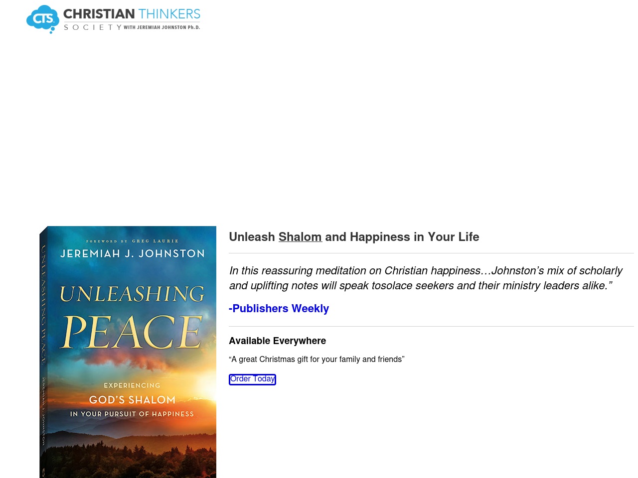 unleashingpeacebook.com screenshot alt-text