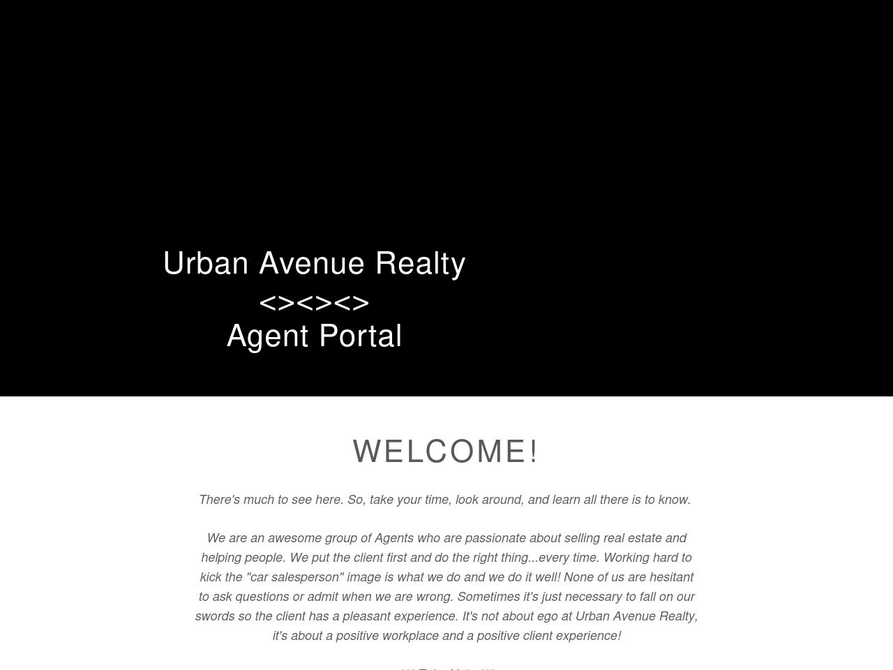 urbanaveagentportal.com screenshot alt-text
