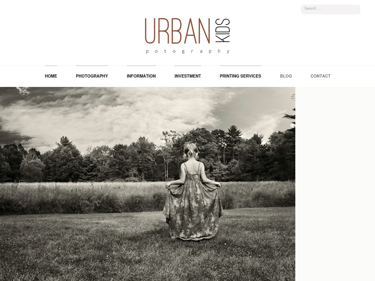 urbankidsphotography.com screenshot alt-text