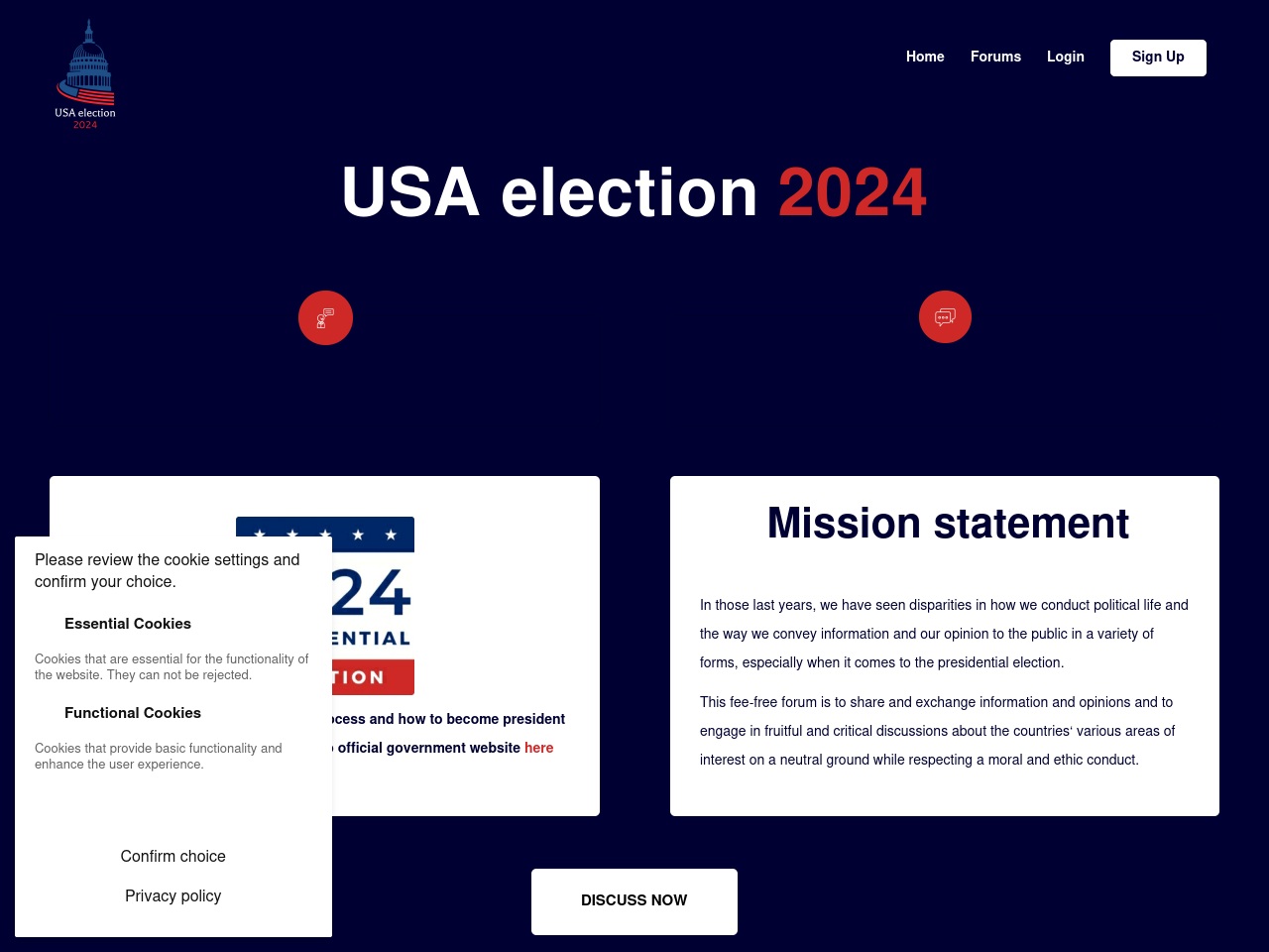 usa-election2024.com screenshot alt-text
