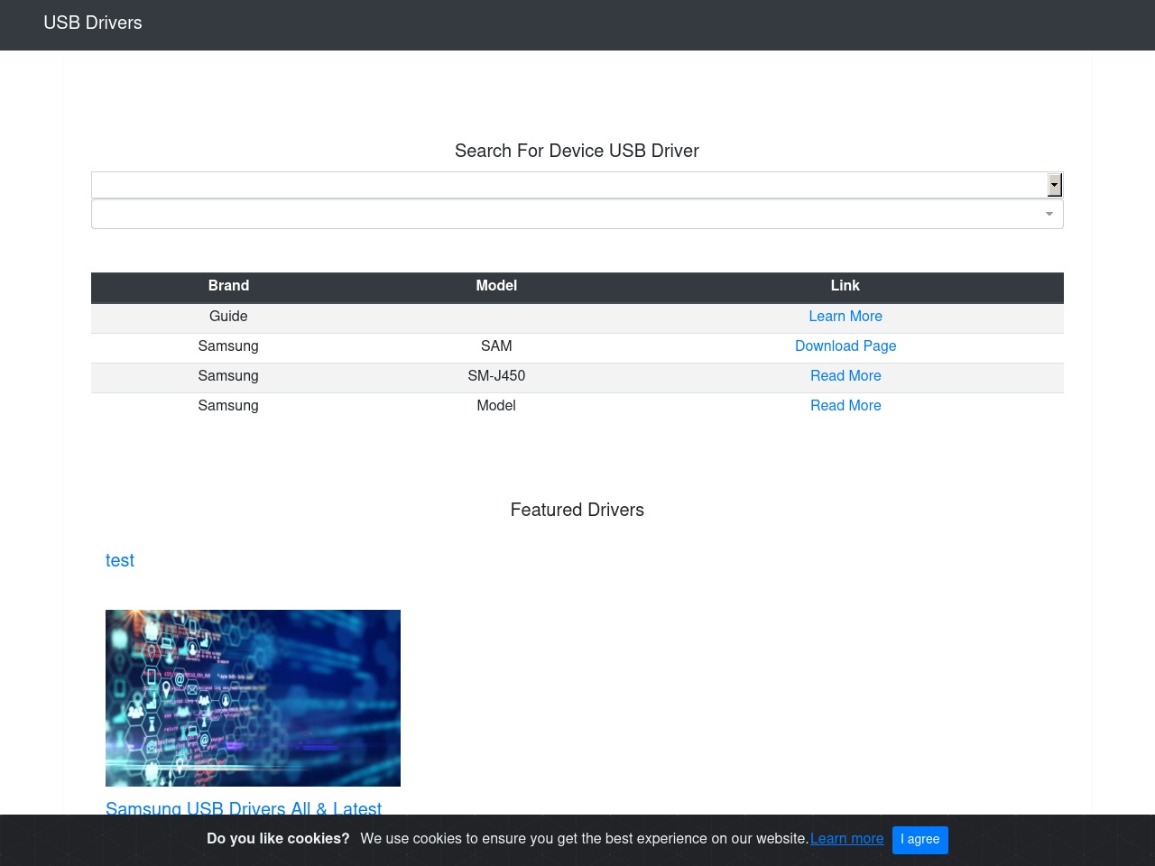 usbdrivers.net screenshot alt-text