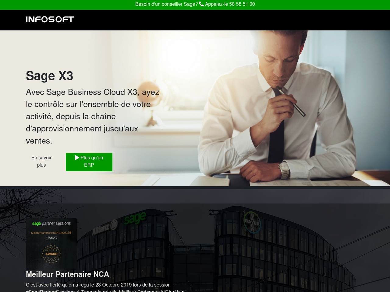 v4.infosoft.tn screenshot alt-text