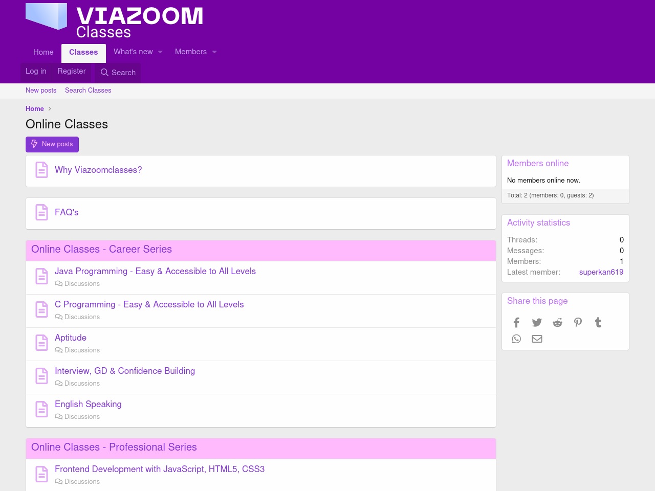 viazoomclasses.com screenshot alt-text
