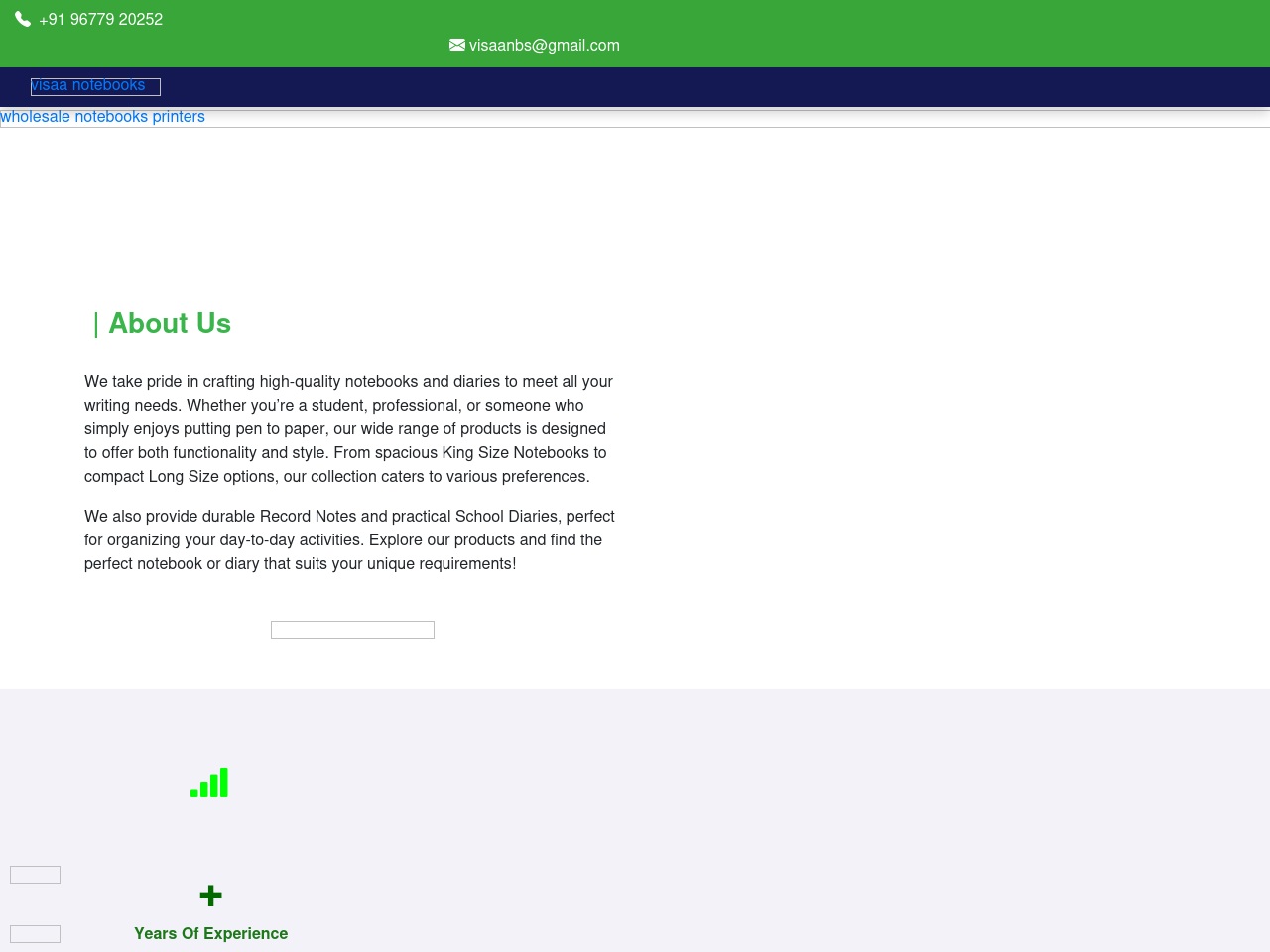 visaanotebooks.com screenshot alt-text