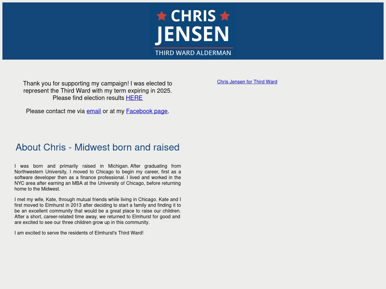 votechrisjensen.com screenshot alt-text