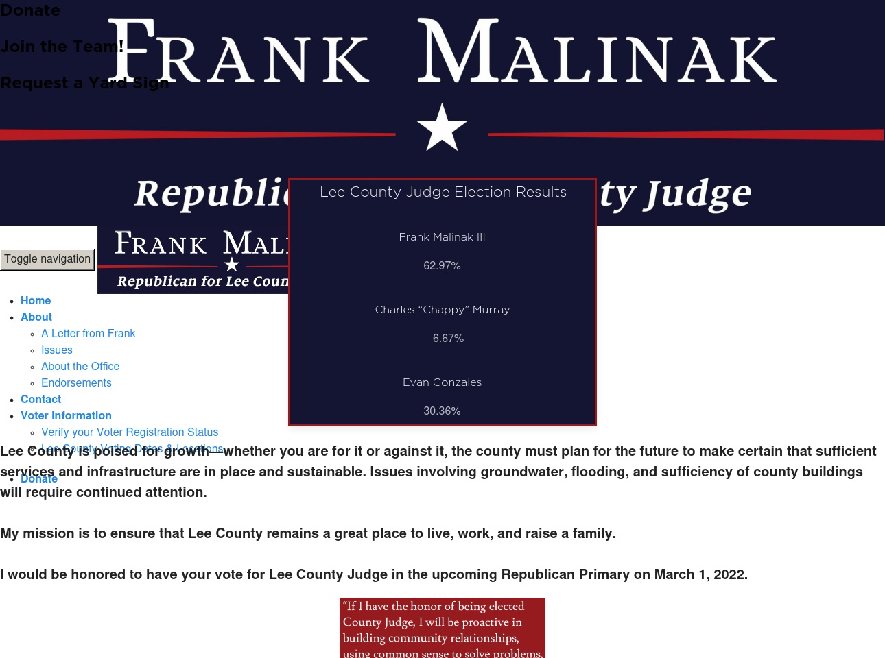 votemalinak.com screenshot alt-text