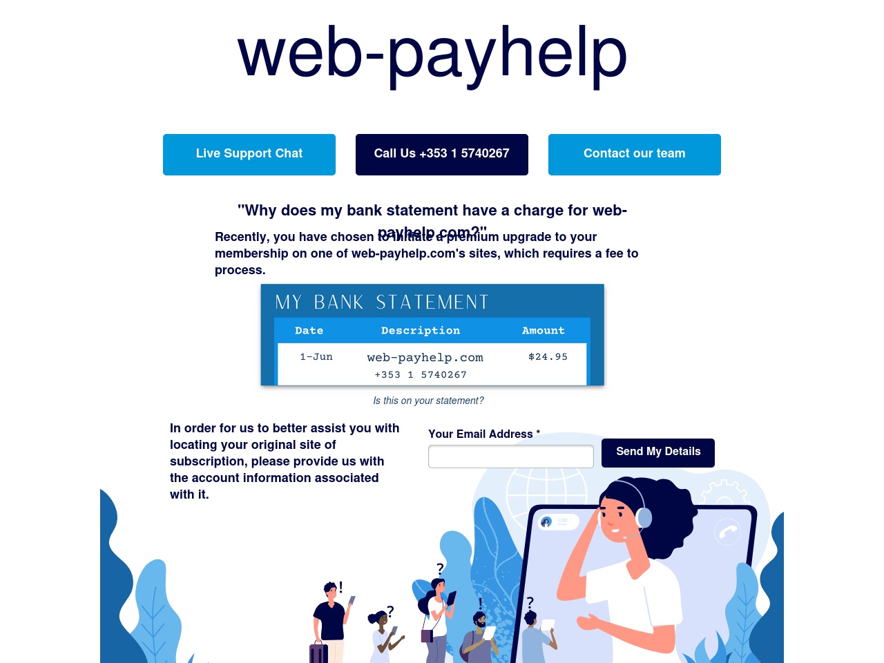 web-payhelp.com screenshot alt-text