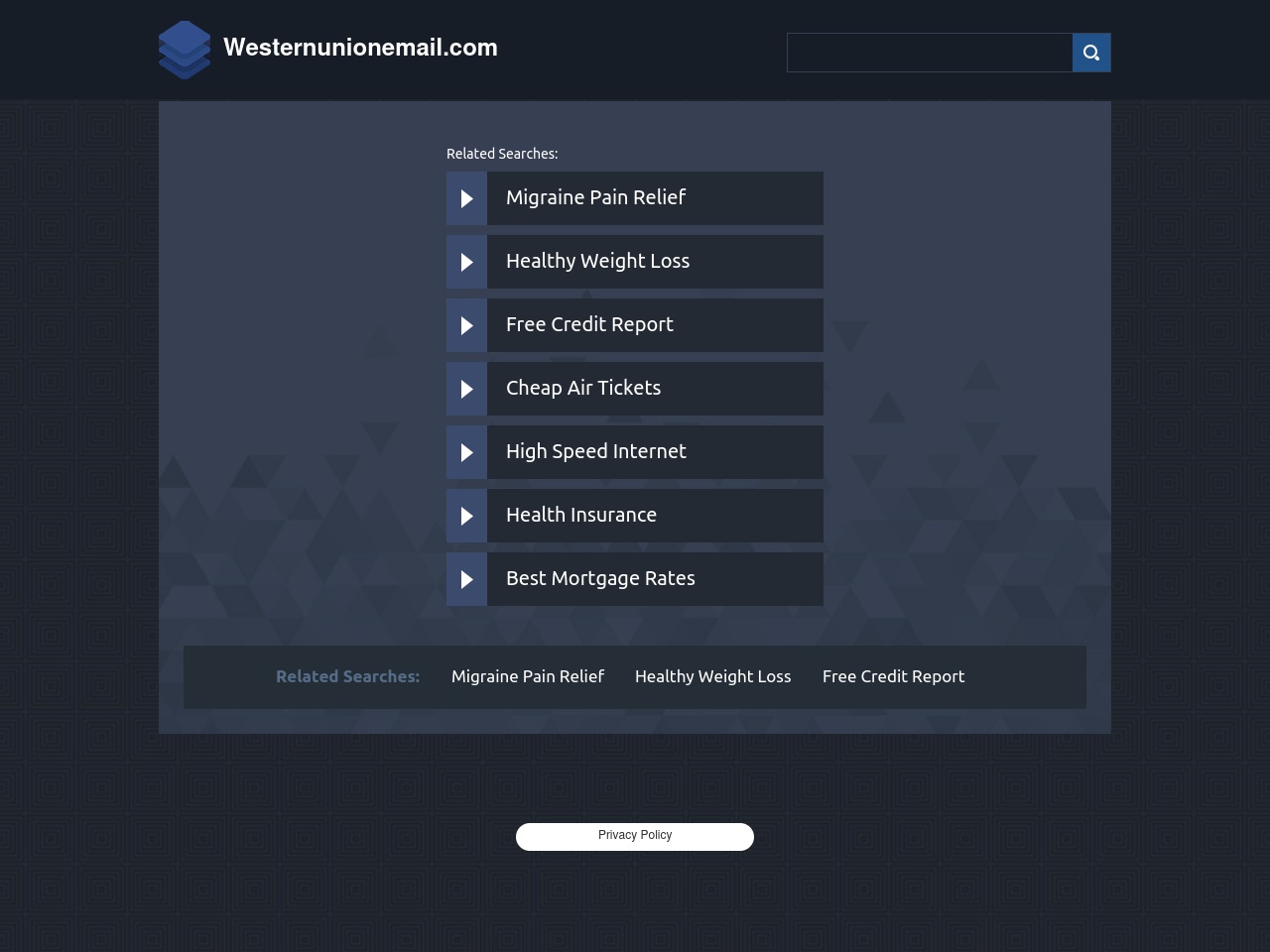 westernunionemail.com screenshot alt-text