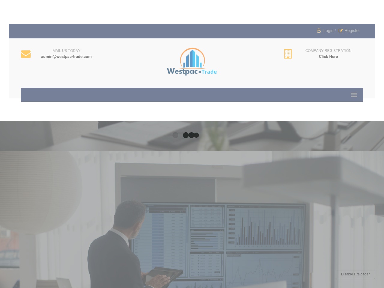 westpac-trade.com screenshot alt-text