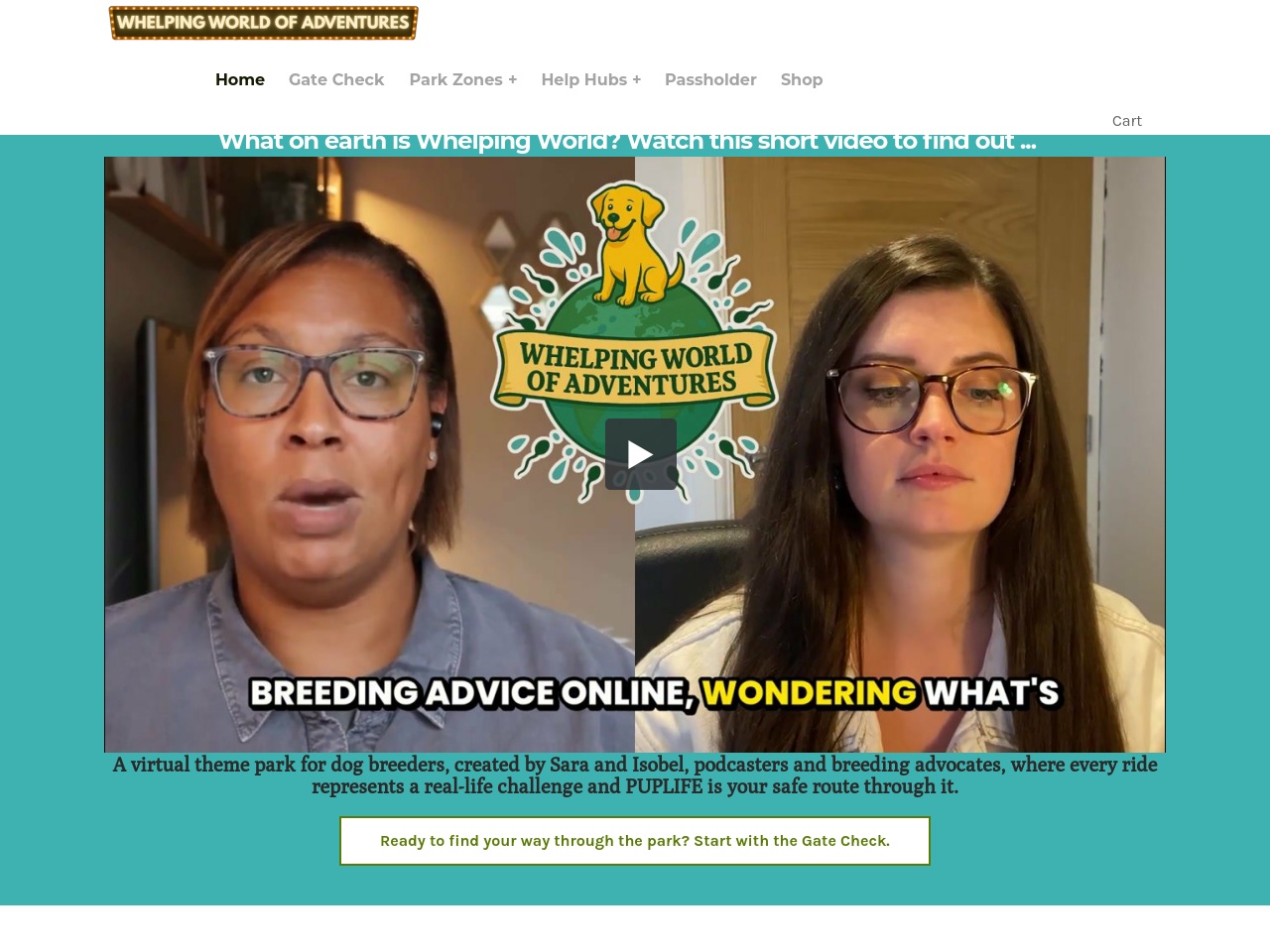 whelpworld.com screenshot alt-text