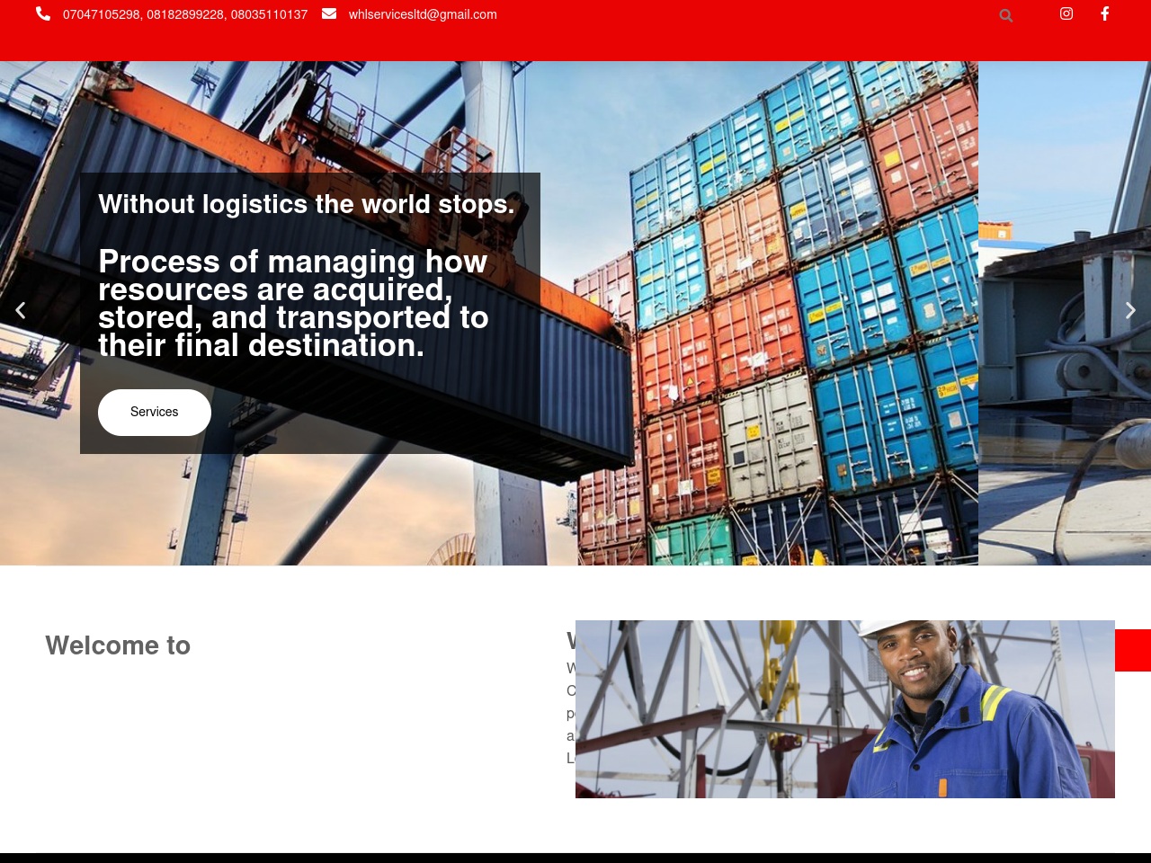whlsupportservices.com screenshot alt-text