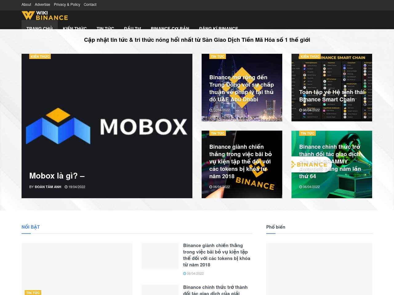 wikibinance.com screenshot alt-text