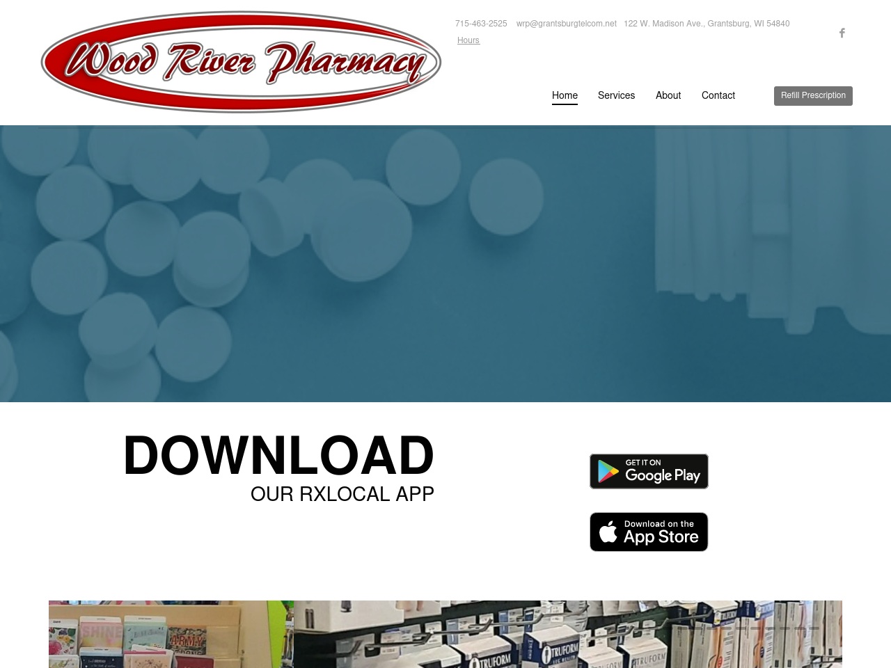 woodriverrx.com screenshot alt-text