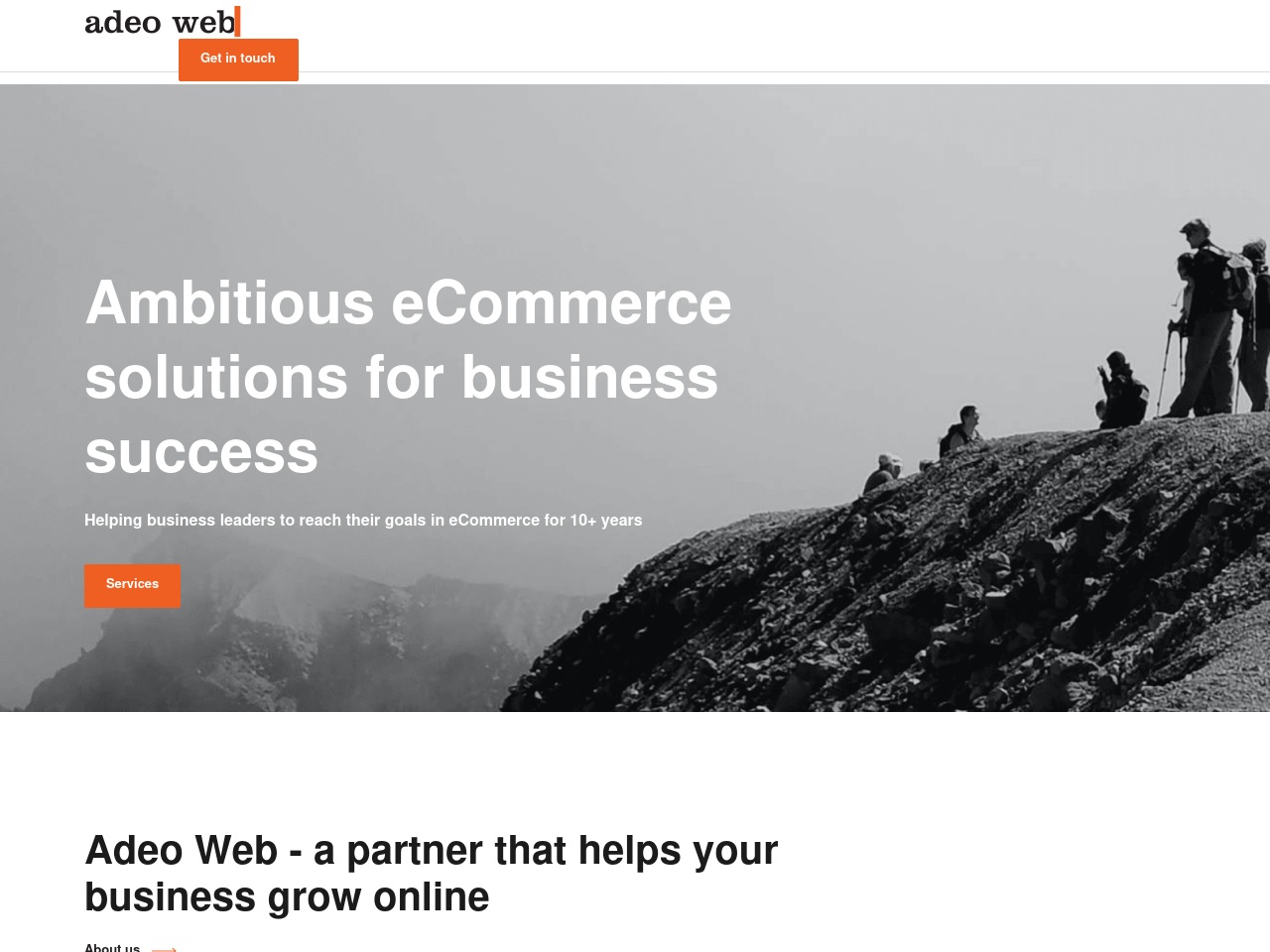 www.adeoweb.biz screenshot alt-text